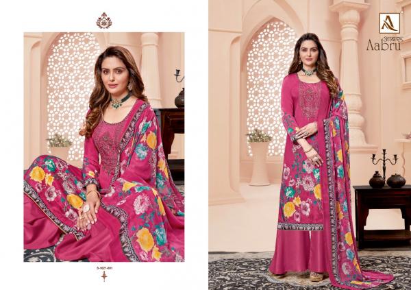 Alok Aabru 5 Festive Wear Designer Dress Material Collection